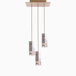 Marble Trio Lamp/One Chandelier from Formaminima