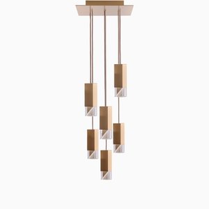 Brass Lamp/One 6-Light Chandelier from Formaminima