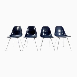 Vintage Chairs by Ray and Charles Eames for Herman Miller, Set of 4