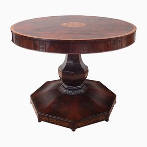 Antique French Napoleon III Table in Exotic Woods