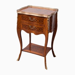 Antiker französischer Napoleon III Tisch aus exotischem Holz