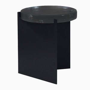 Alwa in Black with a Smoky Glass Top by Sebastian Herkner for Pulpo
