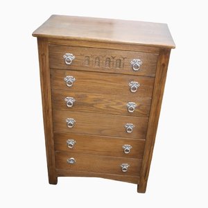 Small Priory Oak Chest of Drawers, 1960s