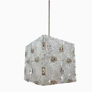 Vintage Cube Chandelier from Kamenicky Senov