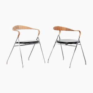 Swiss HE-103 Chairs for by Hans Eichenberger Saffa for Dietiker, 1955, Set of 2