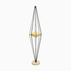 Lámpara de pie Siluro de Angelo Lelli & Ettore Sottsass para Arredoluce, Italia, 1957