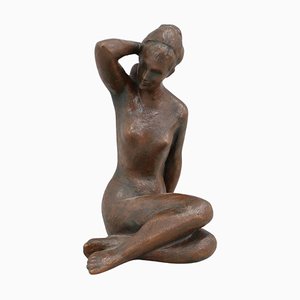 Escultura Mid-Century de mujeres desnudas de Jitka Forejtová, años 60