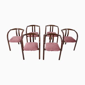 Dining & Side Chairs from Ton, 1980s, Set of 6
