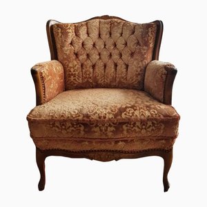 Chippendale Style Armchair in Solid Wood