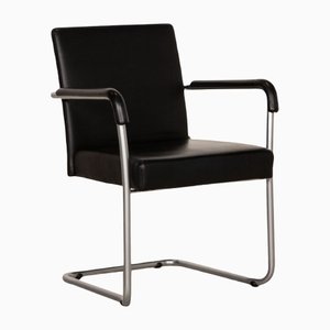 Walter Knoll Jason Leather Chair Black From Walter Knoll / Wilhelm Knoll