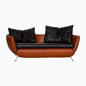 De Sede Ds 102 Leather Sofa Brown Three-Seater Couch