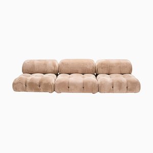 Beige 3-Seat Sectional Sofa from B&B Italia, 1970s, Set of 3