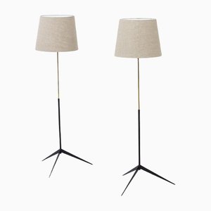 Floor Lamps G-30R by Alf Svensson for Bergboms, Set of 2
