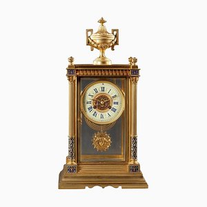 19th Century Gilt Bronze Clock