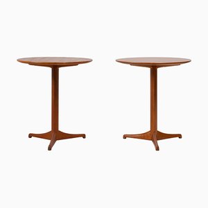 Scandinavian Modern Teak Tables by Kerstin Hörlin-Holmquist for Nordiska Kompaniet, Set of 2