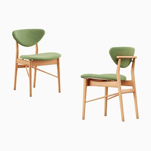 108 Chairs by House of Finn Juhl for Design M, Set of 2