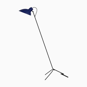 VV Fifty Blue and Black Floor Lamp by Vittoriano Viganò for Astap