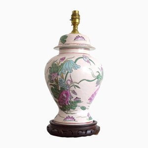 20th Century Pink Bird Ceramic Table Lamp Base