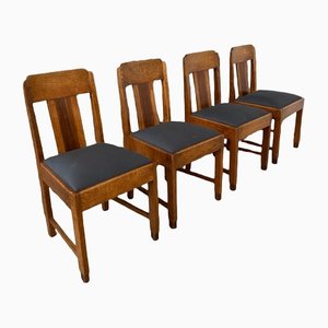 Art Deco Style Chairs, Holland, 1920, Set of 4