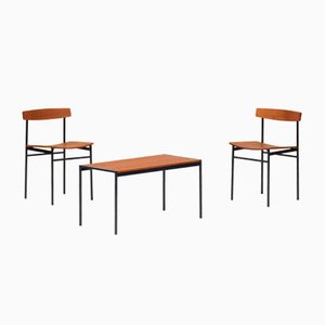 Niederländische Stühle und Tisch von Auping Carelle, 3er Set