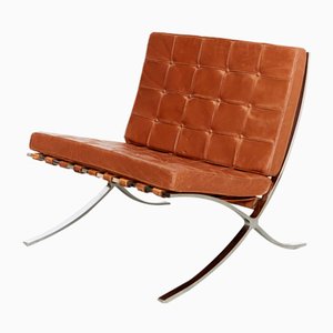 Barcelona Lounge Chair Model MR90 by Ludwig Mies Van Der Rohe for Knoll International