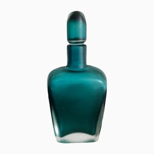 Murano Glass Incisi Series Bottle by Paolo Venini for Venini, 1981