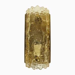 Vintage Swedish Glass Wall Light by Carl Fagerlund for Orrefors, 1960s
