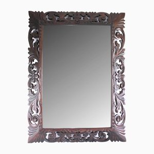 French Mirror in Solid Oak, 1900s