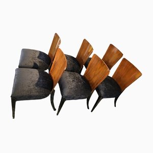 Dining Chairs by Halaba for Up Závody, Set of 6