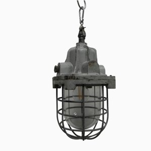 Industrial Hanging Cage Lamp