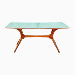 Beech and Formica Table, Italy, 1950s