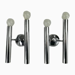 Wandlampen von Gaetano Scioliari, 1960er, 2er Set