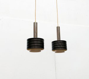 Suspension Twin Minimaliste Mid-Century par Bünte & Remmler, Allemagne, 1960s