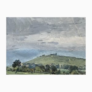 Isaac Charles Goetz, Vue sur le lac, 1939, Oil on Canvas
