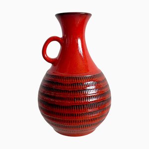 Mid-Century German Glazed Vase from Jasba Keramik