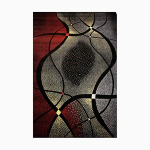 Tapis Mid-Century Abstrait