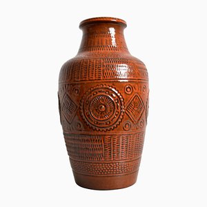 Vintage Mid-Century German Pottery Bay Ceramic Contura Vase, 1960s