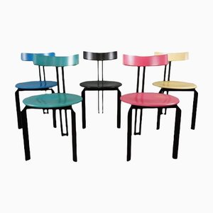 Zeta Tripod Chairs from Harvink, Set of 5