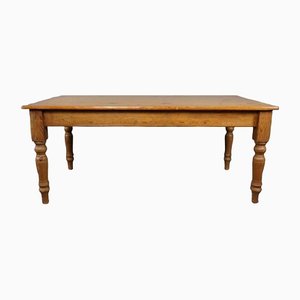 Large French Pine Farmhouse Table