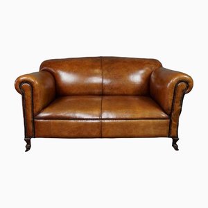 Fully Restored Sheep Leather Couch or Daybed