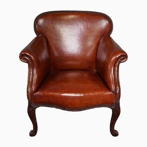 Fully Restored Sheep Leather Armchair