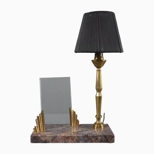 Classic Table Lamp with Photo Frame