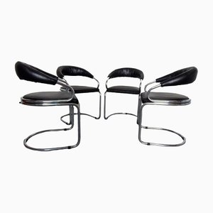 Dining Chairs by Giotto Stoppino, Set of 4