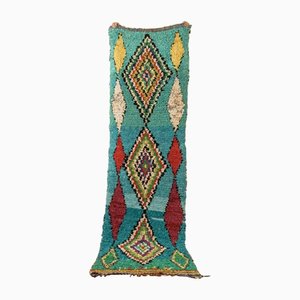 Vintage Boucherouite Berber Teppich