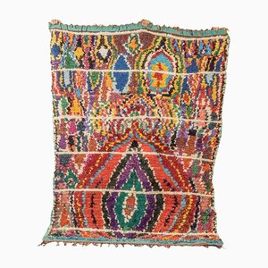 Vintage Boucherouite Berber Rug