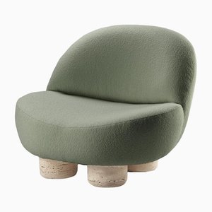 Hygge Armchair Celadon Boucle by Saccal Design House for Collector