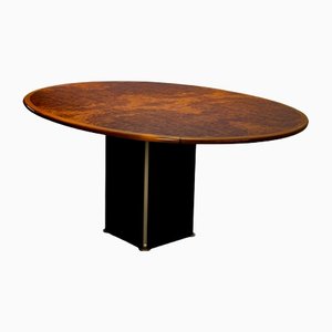 Oval-Shape Artona Dining Table in Wood by Afra & Tobia Scarpa for Maxalto, 1970s