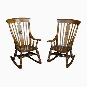 Rocking Chairs Victoriennes, Set de 2