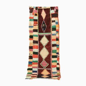 Vintage Boucherouite Berber Rug