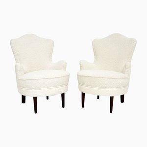 Vintage Danish Cocktail Chairs, 1940s, Set of 2